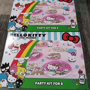 Hello Kitty and Friends Party Kit for 8 - Pink and Multicolor